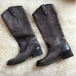 Frye Boots Melissa Double Sole Button Lug Tall